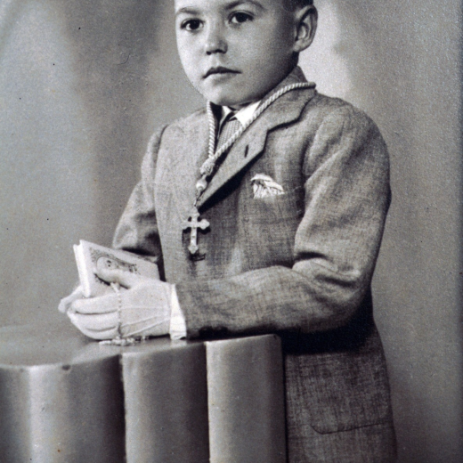 Ramón Rieradevall Gorch el dia de la comunió