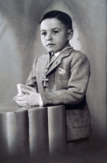 Ramón Rieradevall Gorch el dia de la comunió