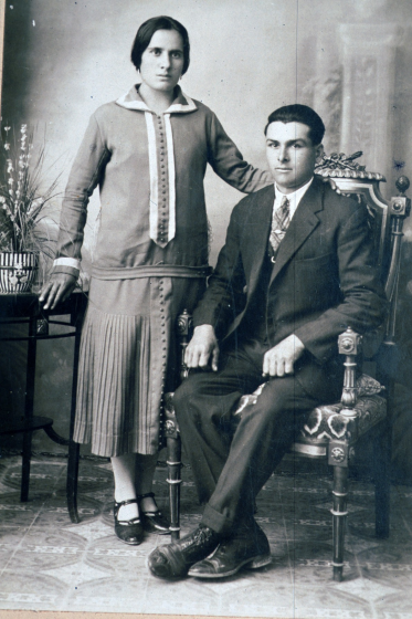 El matrimoni Joan Soler Ciurana i Rosa Iglesias Sabarí de Can Pastera.