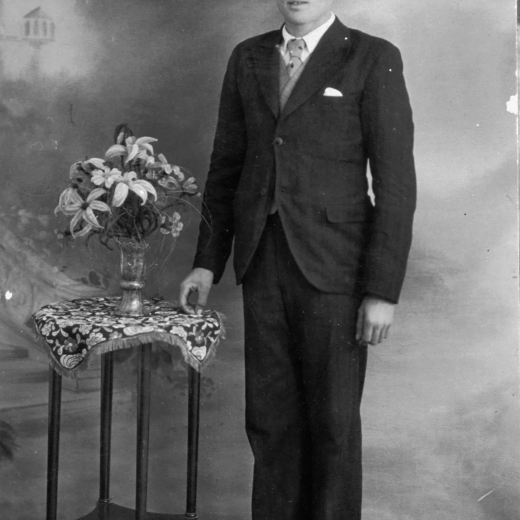 Felip Clos Rosell jove de Ca l'Artigas de pagès.