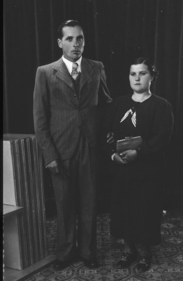 Antoni Juanhuix i Rosa Bota, matrimoni de Ca l'Esparra.