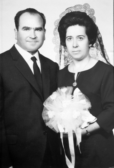 Retrat de casament de Jaume Prats Vieta i Mercè Pi Clos