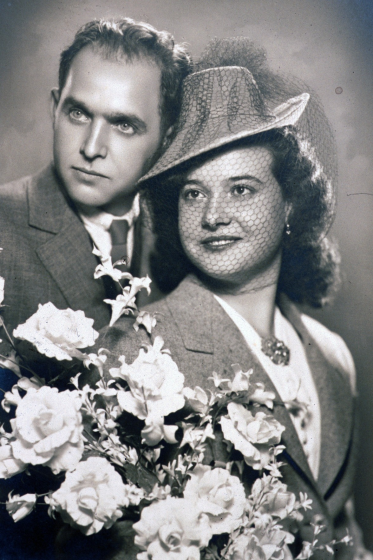 Foto del casament de Jaume Tarrés i Juanita Castell
