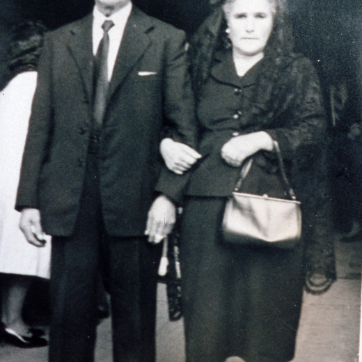 Josep Gelmà Dalmau i Angela Gener Marc masovers de Can Gelabert.