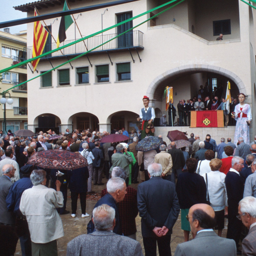 Acte de benvinguda per les autoritats locals i provincials dels components de l'anomenada 