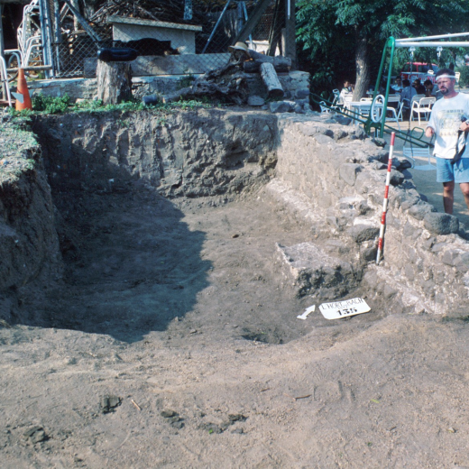 Excavacions del 97 a la vila romana de Maçanet.