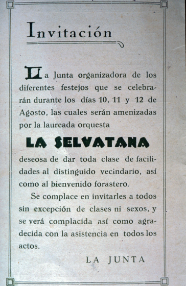 Programa Festa Major de l'any 1927.