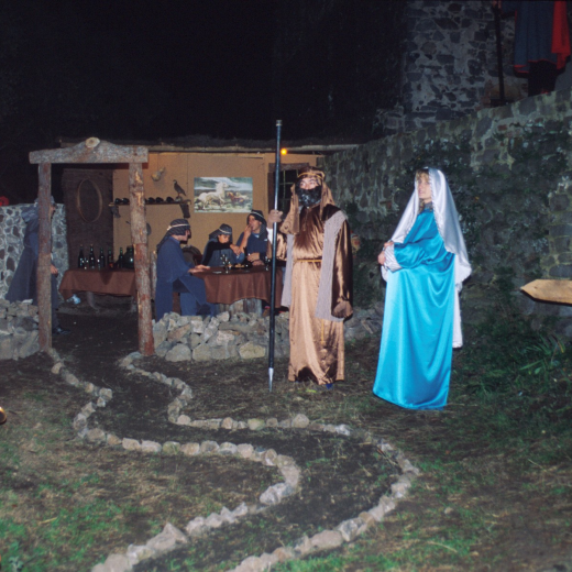 Pessebre vivent a Sant Jordi l'any 1997. 