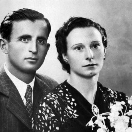 foto de casament de Narcís Planas i Encarnació Ciurana