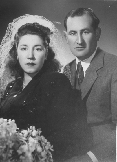 Foto de casament de Josep Bou i Joaquima Auladell