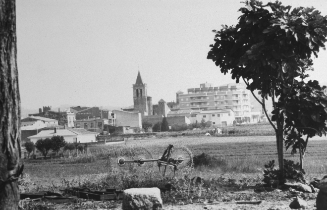 Vista parcial de Maçanet des de Can Garriga