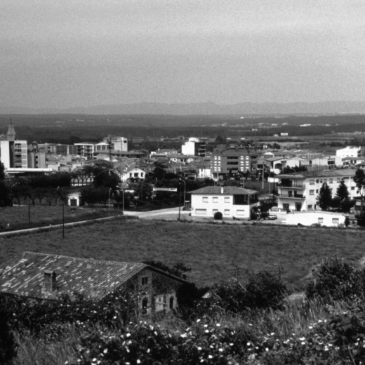 vista parcial de Maçanet des del Turó d'en Roura.