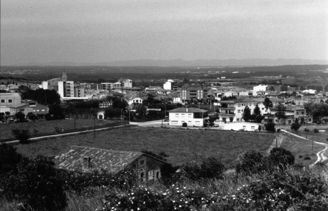 vista parcial de Maçanet des del Turó d'en Roura.