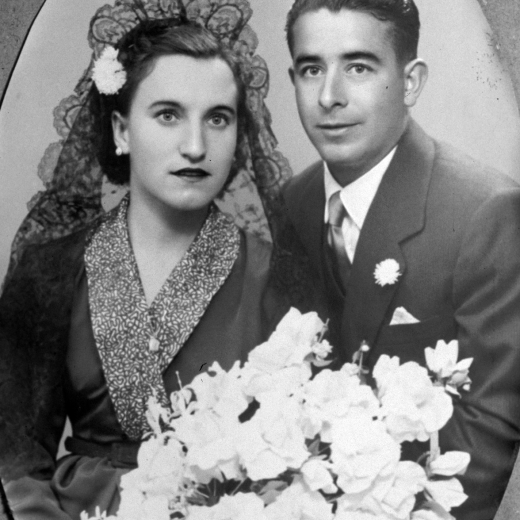 Foto de casament de Joaquim Roca Torrent i Cinta Reyner Tarres