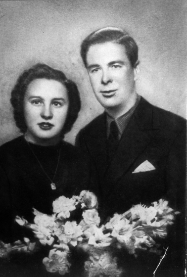 Foto de casament de Llorenç Surós Pagès i Maria Rovira Ribas