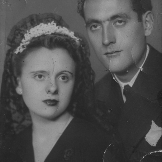 Foto de casament de Josep Reyner Tarres i Assumpció Romaguera Camps