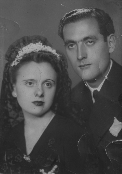 Foto de casament de Josep Reyner Tarres i Assumpció Romaguera Camps