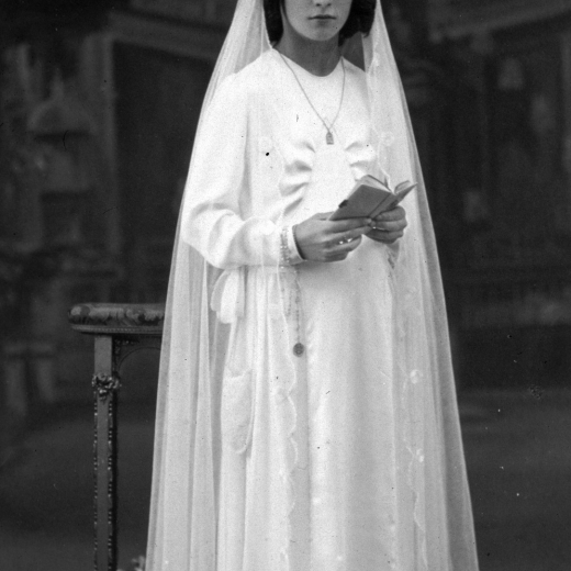 foto de comunió de la Carme Nadal Aulet de Can Vendrell