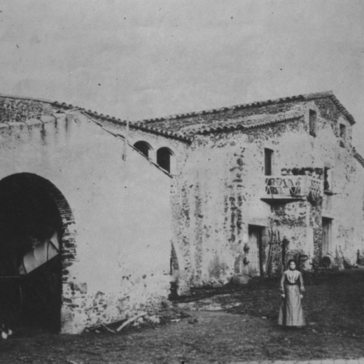 La masia Can Vendrell a principis del Segle XX