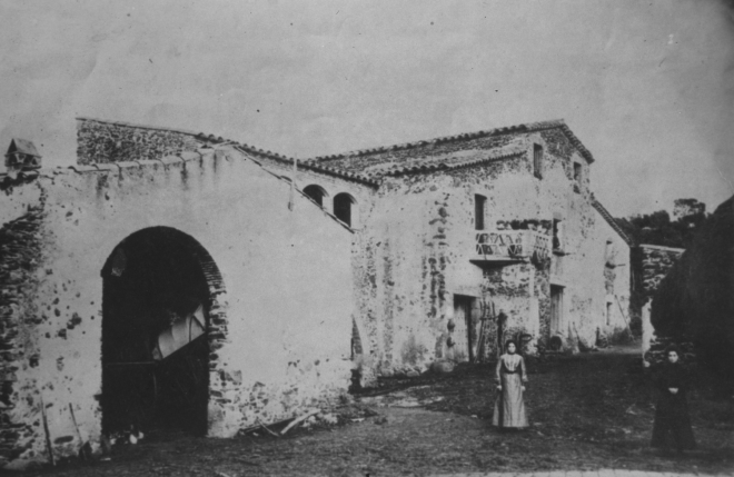 La masia Can Vendrell a principis del Segle XX