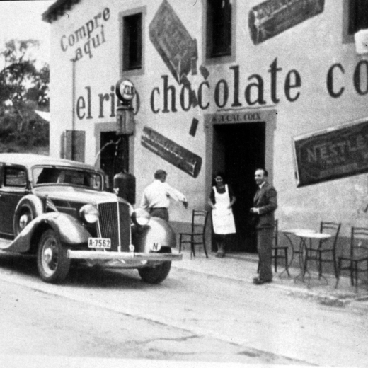 L'Hostal Cal Coix els anys 30