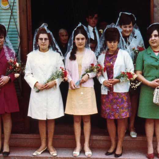 La festa de la Vellesa. Antonia Gispert, Flora Jimenez, Juani Campal, Dolors Surós i Nuria Taberner.
