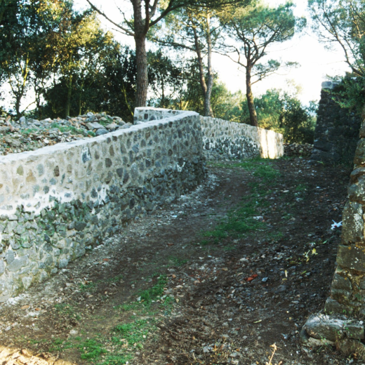 Part de les muralles ja reconstruides