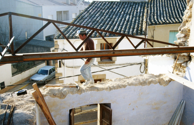 Obres de reconstrucció de Can Buscastells