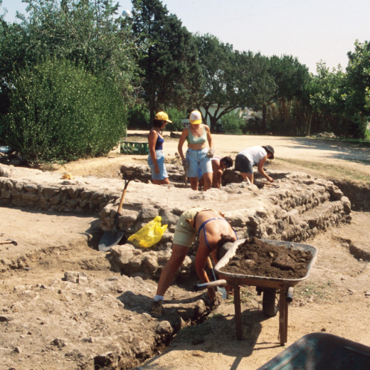 Excavacions de la vila romana de Maçanet.