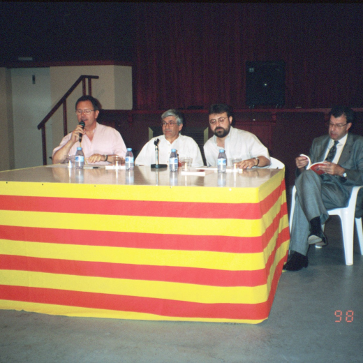 Presidència de l'acte de presentació del llibre 
