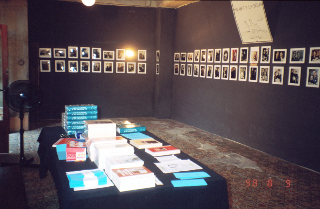 Junt amb l'exposició de fotografies el Taller d'Història posa a la venda al públic els diferents llibres que l'associació ha editat al llarc de la seva tragectòria.