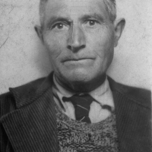 L'avi de Can Vilà, Narcís Vilella, flaquer de Maçanet.