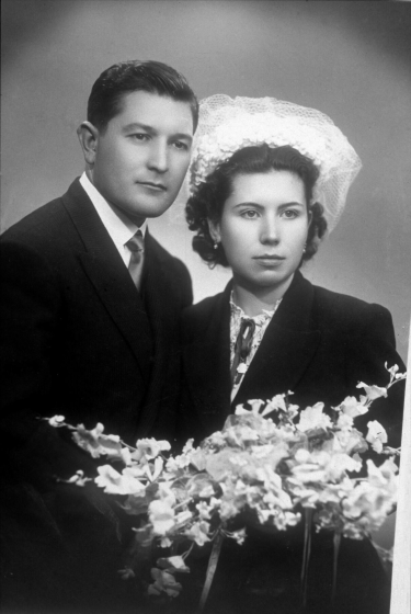 Foto de casament de Lluís Vilella i Margarita Munge
