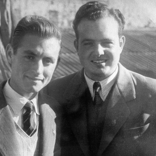 En Rafel Pascual Bosch i en Joan Bosch Bassols, dos cosins de la família de Cal Ros.