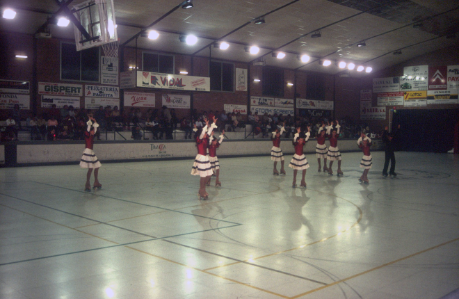 Festival de patinatge artístic al pavelló poliesportiu de Maçanet