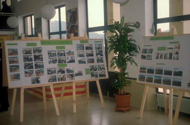 Exposició de treballs al col·legi Sant Jordi de Maçanet