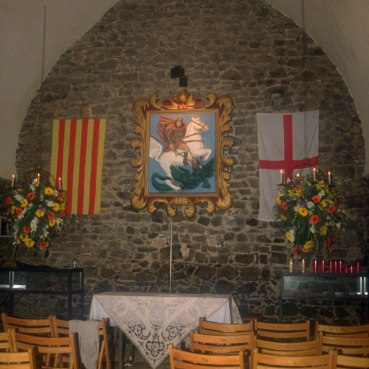 La capella de Sant Jordi a punt per la festa de l'aplec el 99