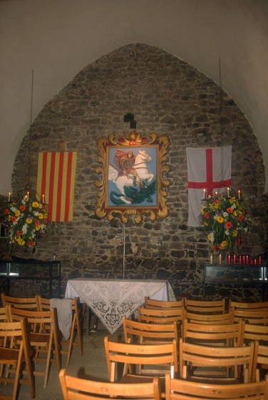 La capella de Sant Jordi a punt per la festa de l'aplec el 99