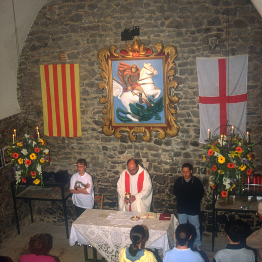 La missa a Sant Jordi per l'aplec del 99