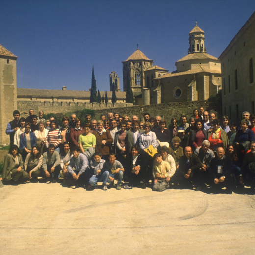 Sortida cultural al Monestir de Poblet de socis del taller d'història amb motiu de la obertura del arxiu dels contes de Medinaceli.