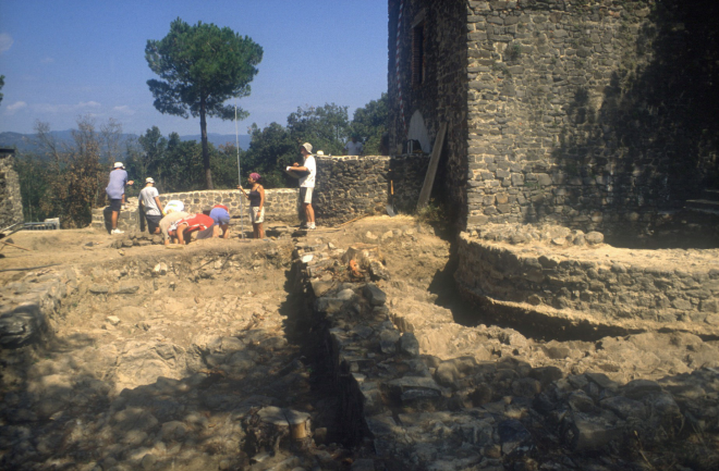 Camp de treball d'excavacions a Sant Jordi.