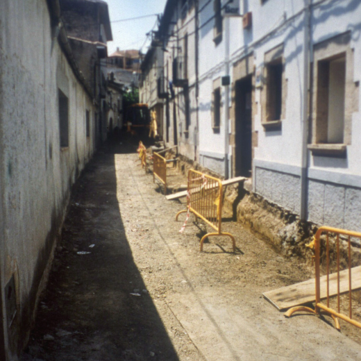 Detall de les obres de remuneració del carrer dels dolors.