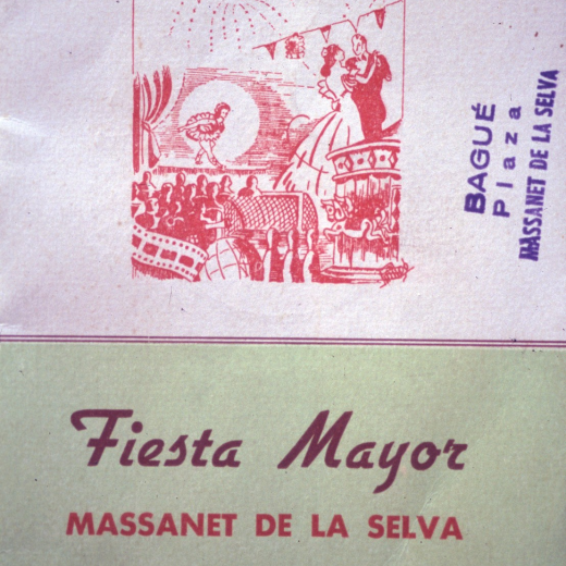 Portada del programa de la Festa Major de l'agost de 1962