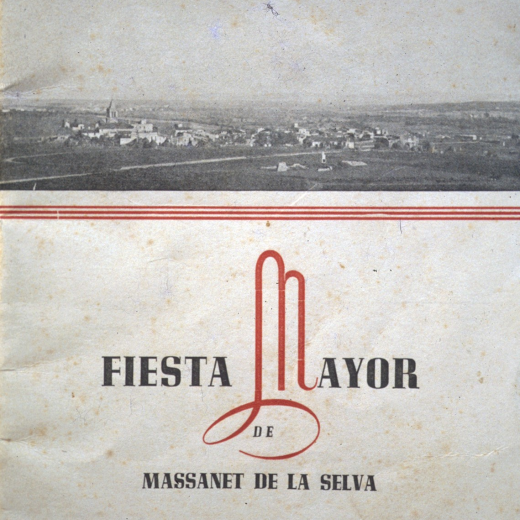 Portada del programa de la Festa Major de l'agost de 1947