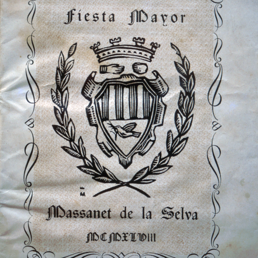 Portada del programa de la Festa Major de l'any 1948