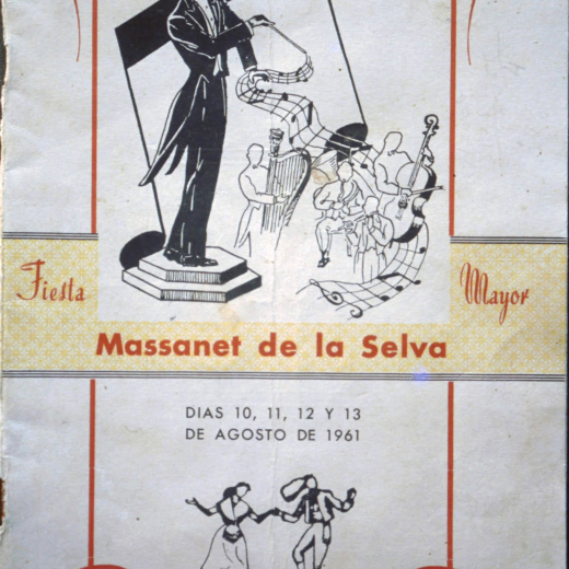 Portada del programa de la Festa Major de l'any 1961