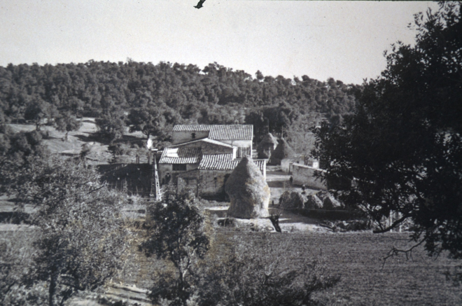 La masia Can Vendrell als anys 60