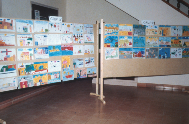 Concurs de dibuix a la Societat Recreativa per la Festa Major de l'any 1978
