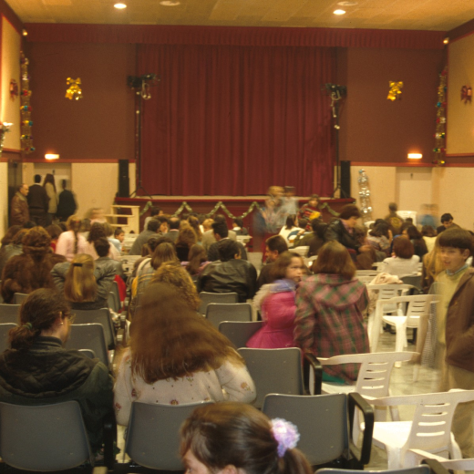 Aspecte del local restaurat de la Societat Recreativa de Maçanet.