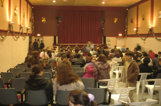 Aspecte del local restaurat de la Societat Recreativa de Maçanet.